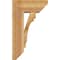 Ekena Millwork Merced Slat Rough Sawn Bracket w/ Offset Brace, Western Red Cedar, 8"W x 18"D x 30"H BKT0806X18X30MRC06RWR - alternate 3